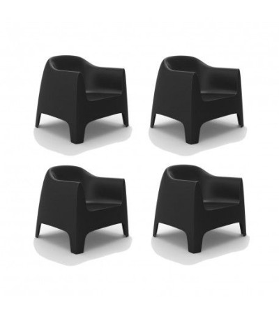 Lot de 4 SOLID BUTACA LOUNGE VONDOM V4