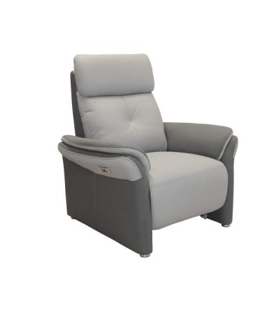 fauteuil électrique gris perle et plomb gamme GENIES C36