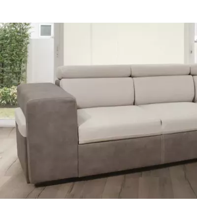 CANAPE D'ANGLE ERABLE Avec Méridienne réversible C36