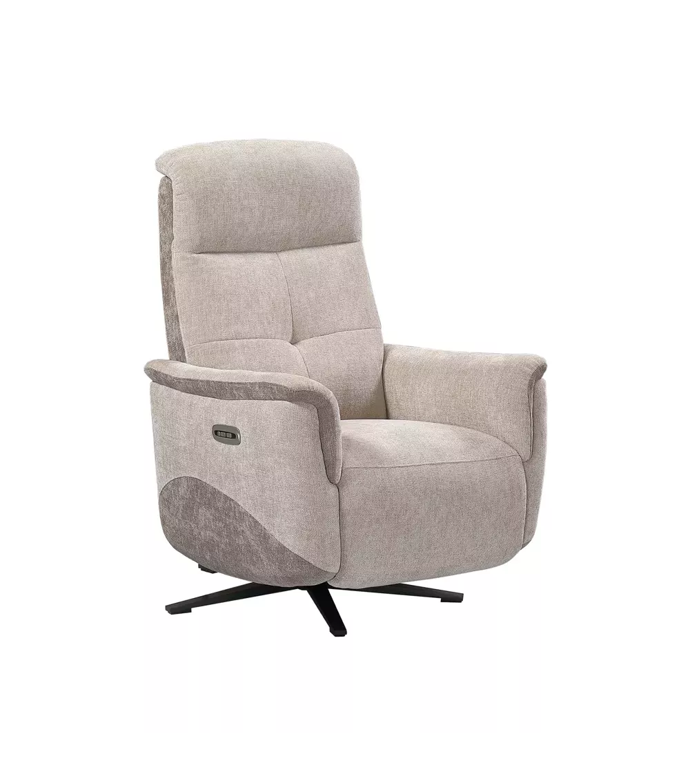 FAUTEUIL BRUYERE PIVOTANT PIEDS ETOILE  2 MOTEURS  C36