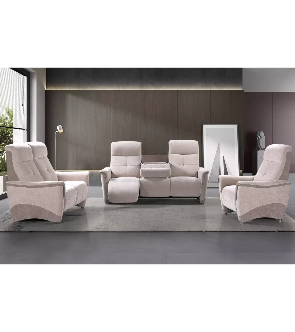 CANAPE BRUYERE 2 PLACES FIXE OU 1 MOTEUR PAR ASSISE C36