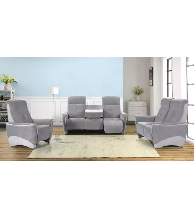 CANAPE BRUYERE 2 PLACES FIXE OU 1 MOTEUR PAR ASSISE C36