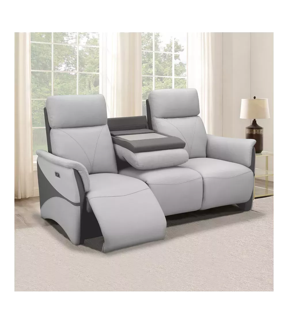 CANAPE SUREAU 3 PLACES ELECTRIQUE + TETIERE CREMAILLERE C36