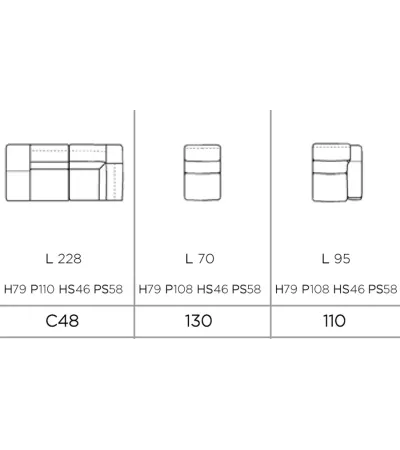 copy of Canapé modulable PETER N10