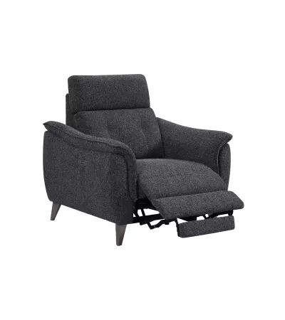 FAUTEUIL 1 MOTEUR PENSEE ELECTRIQUE AVEC TETIERE ELECTRIQUE C36
