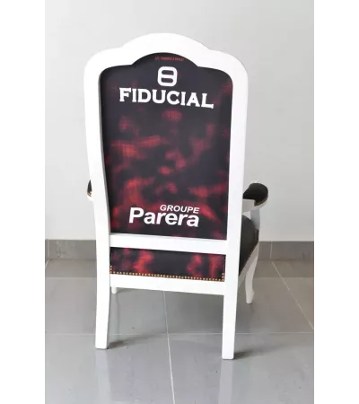 Fauteuil Voltaire maillot de rugby ou autre sport