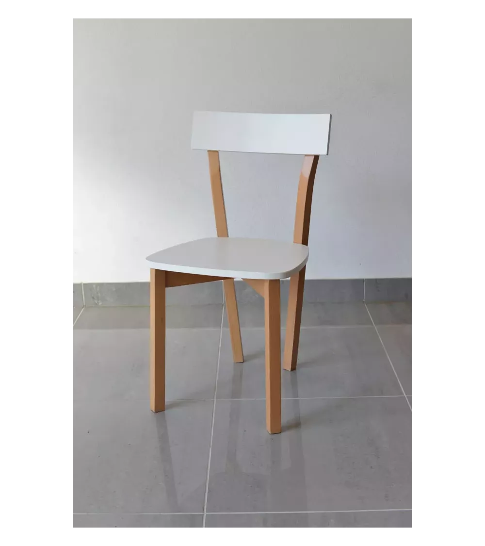CHAISE VINTAGE ASSISE BOIS C3