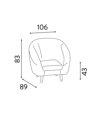 FAUTEUIL DE RECEPTION LUNOR G4