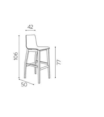 TABOURET DE BAR LYKO G4