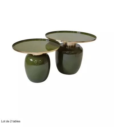 LOT DE 2 TABLES BASSE A16