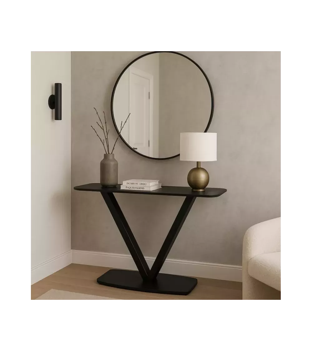 CONSOLE DESSUS VERRE TREMPE A16