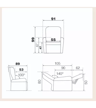 FAUTEUIL MOIA 1 MOTEUR C36