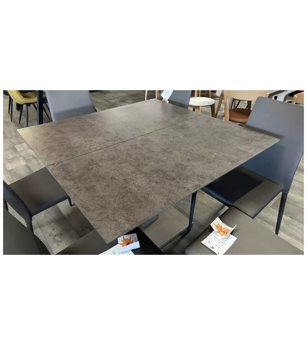 TABLE CERAMIQUE AVEC 1 ALLONGE M15