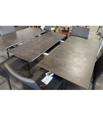 TABLE CERAMIQUE AVEC 1 ALLONGE M15