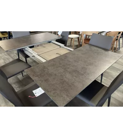 TABLE CERAMIQUE AVEC 1 ALLONGE M15