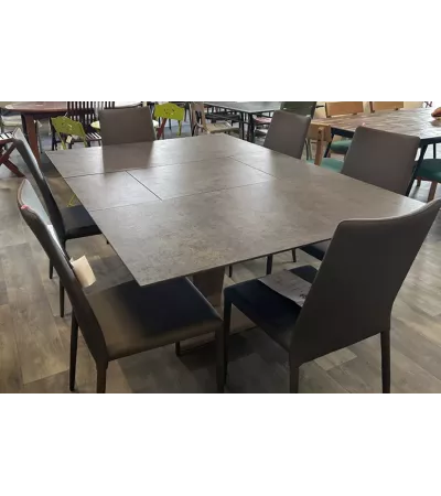 TABLE CERAMIQUE AVEC 1 ALLONGE M15