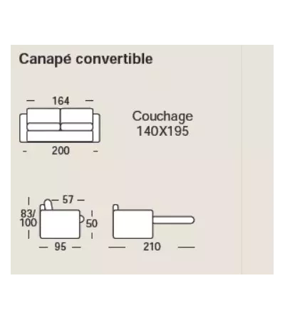 CANAPE CONVERTIBLE DAYTONA IL BENESSERE I6