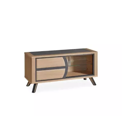 MEUBLE TV HIFI 1 PORTE EN 1.20M G13