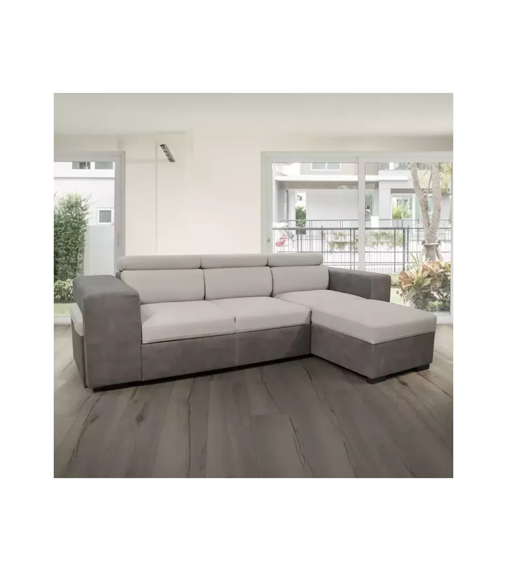 CANAPE D'ANGLE EVOLUTION Avec Méridienne réversible C36