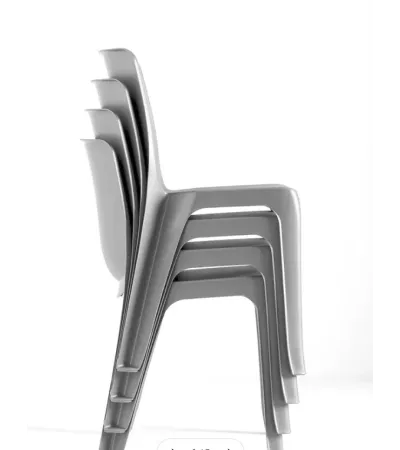 CHAISE DENVER EMPILABLE intérieur et extérieur G6