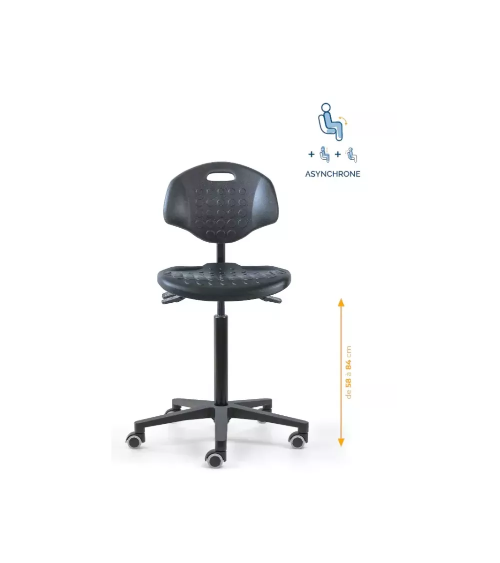 Chaise atelier polyuréthane - TULY C9