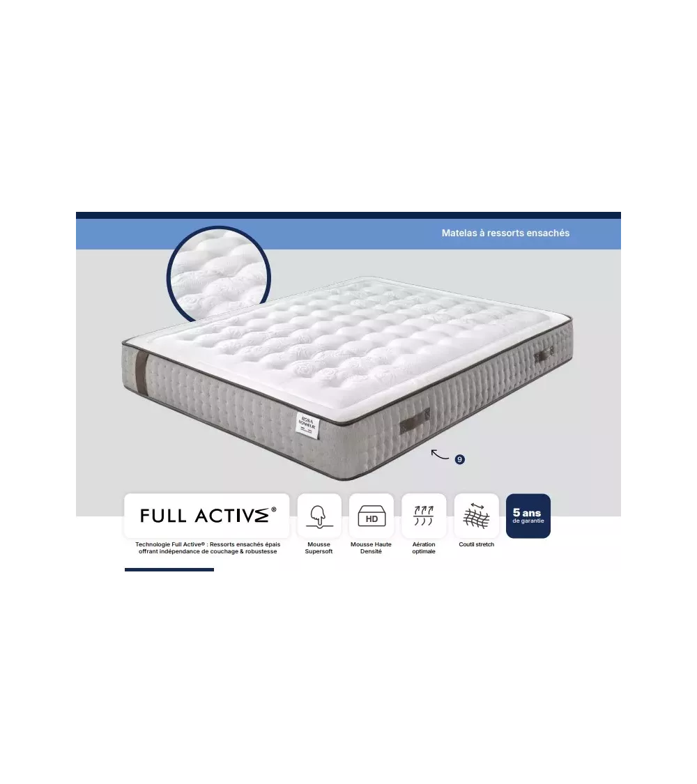 MATELAS ROSA BONHEUR A9