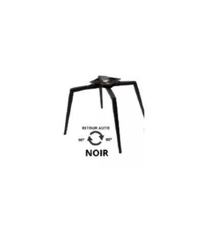 CHAISES PARIS PIEDS NOIR EPOXY  PIVOTANTS T10
