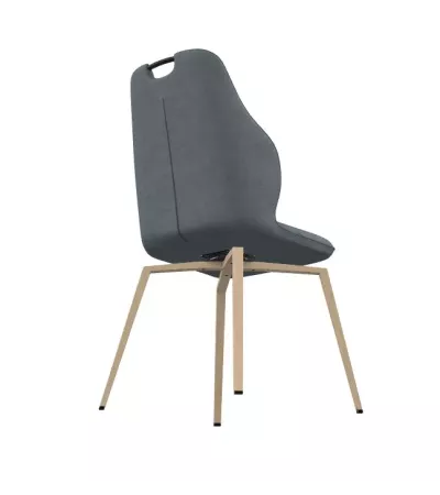 CHAISE PARIS PIETEMENTS BOIS PIVOTANTS T10