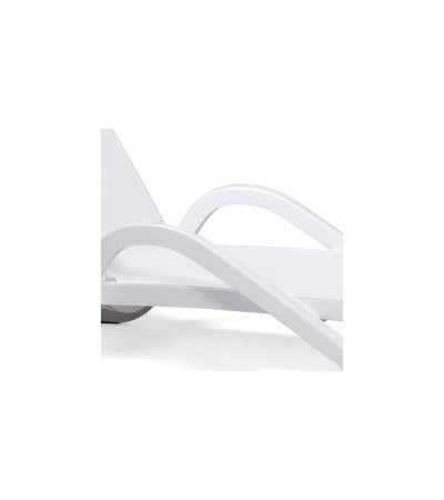 Bain de soleil Alfa nardi garden blanc tissu blanc chaise design