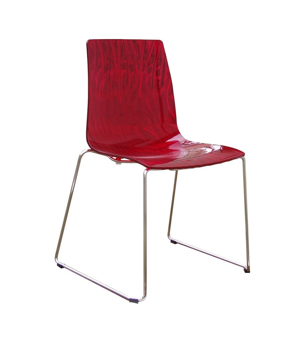 Chaise design caLima luge ruby
