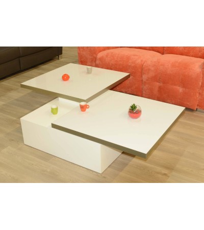 Table basse blanche modulaire sigma akante  mobilier design contemporain Meubles Sièges