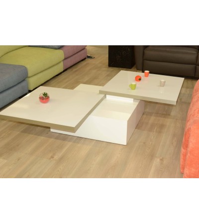 Table basse blanche modulaire sigma akante  mobilier design contemporain Meubles Sièges