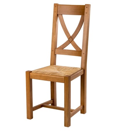 Chaise design chêne 7900 paille lelièvre