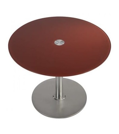 Table design  inox Cerise