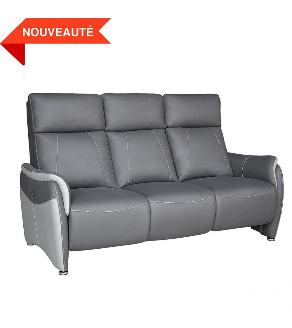 Canapé 3 places électrique gamme camomille C36